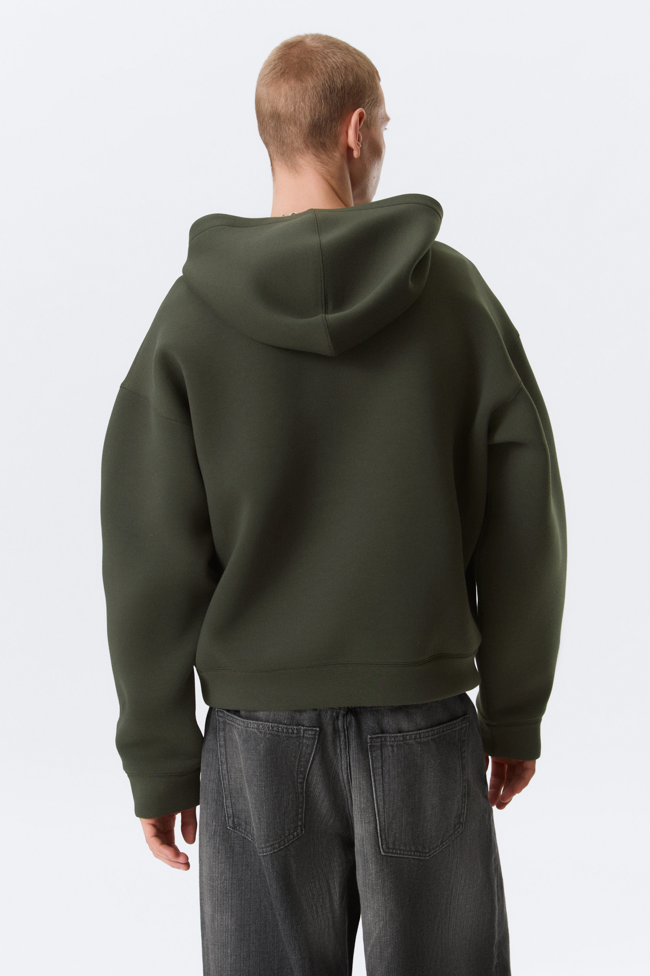Dark Green - Simon Scuba Hoodie - 3