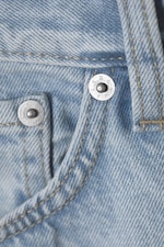 Opulent Blue - Light Blue - Space Mid Rise Relaxed Straight Leg Jeans - 1