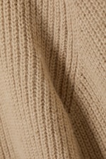 Beige - Weicher Strickcardigan - 4