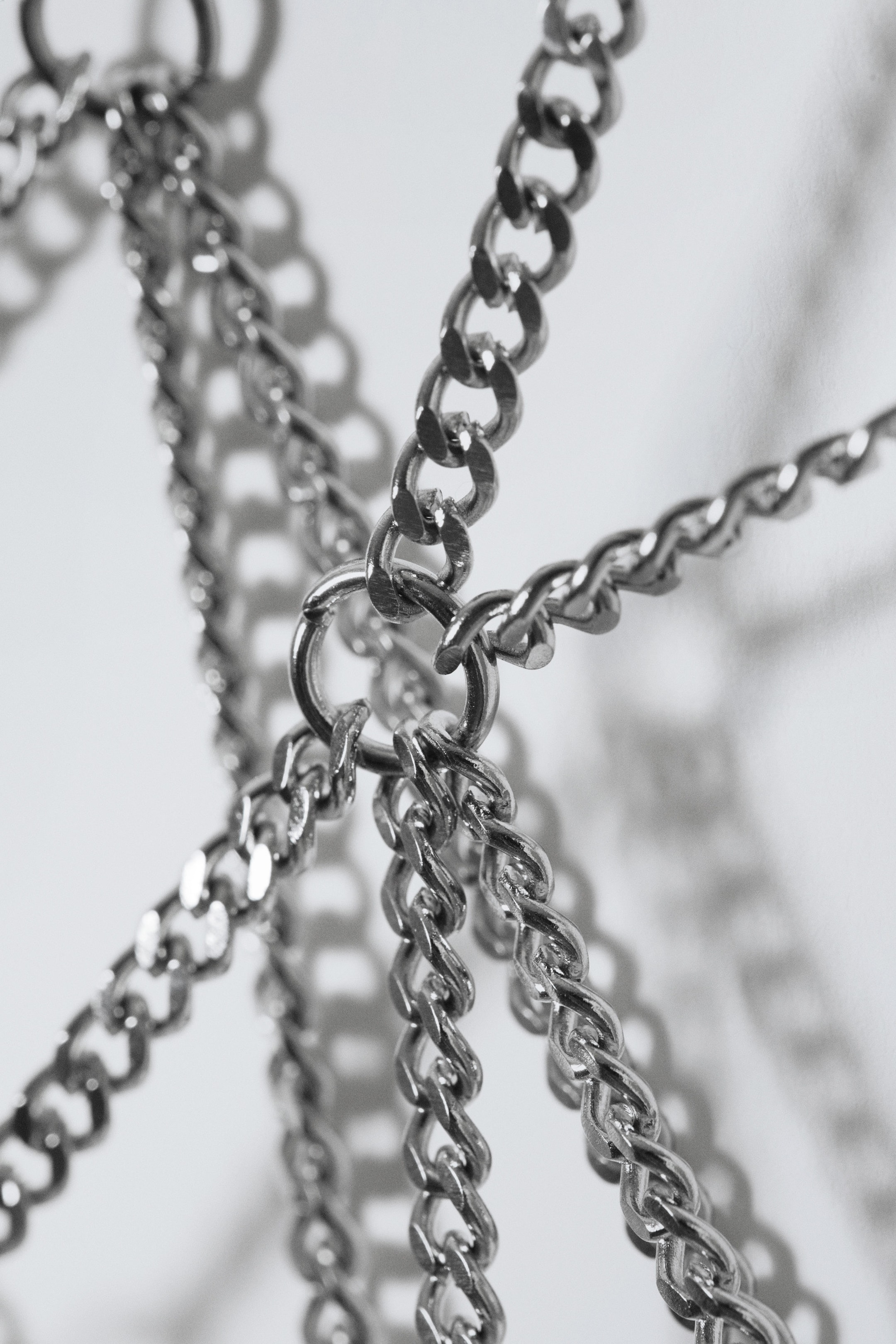 Silver - Metal Chain Link Dress - 1