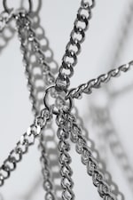 Silver - Metal Chain Link Dress - 1