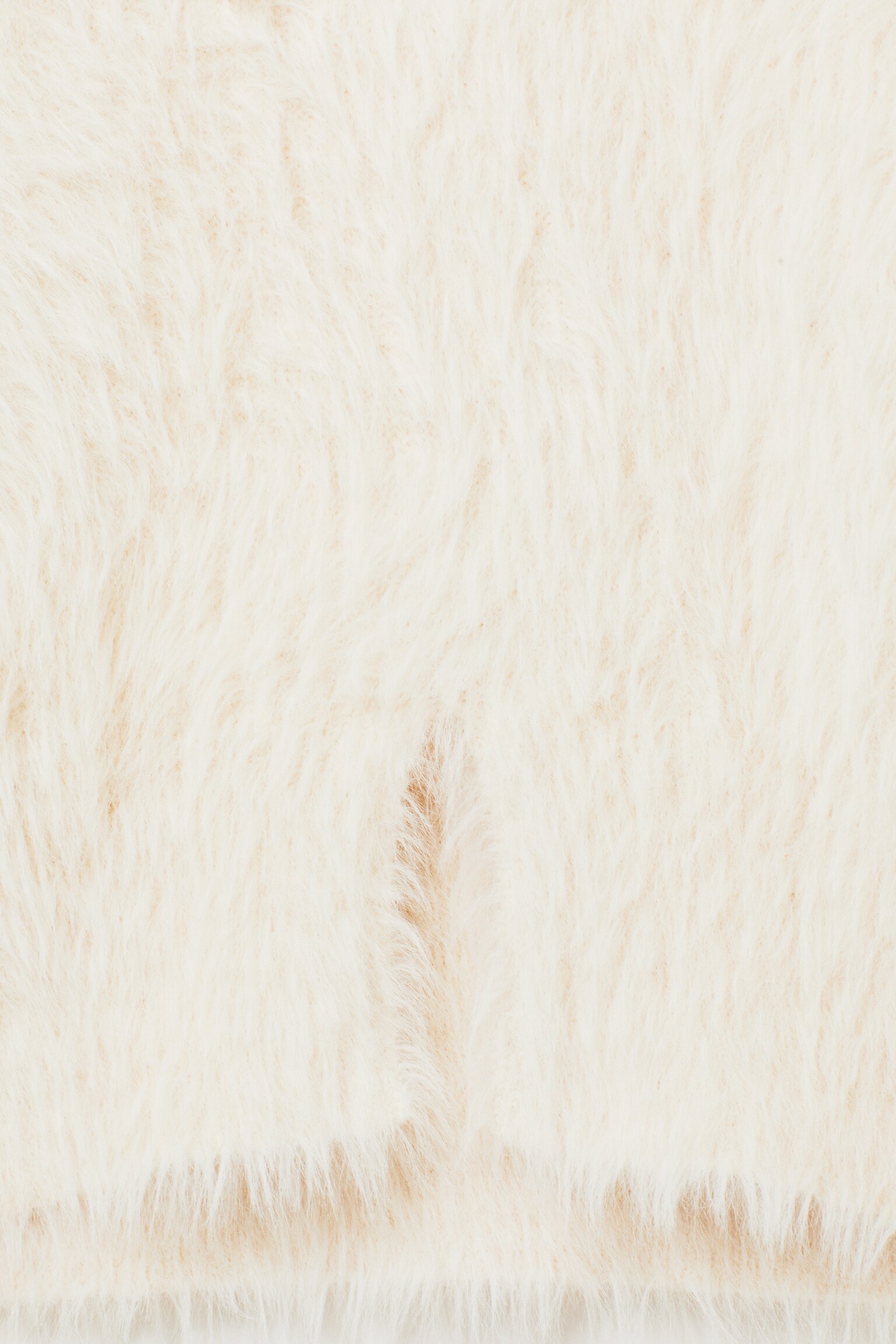 Fluffy Striktrøje - Hvid/Mørk blomme - 3