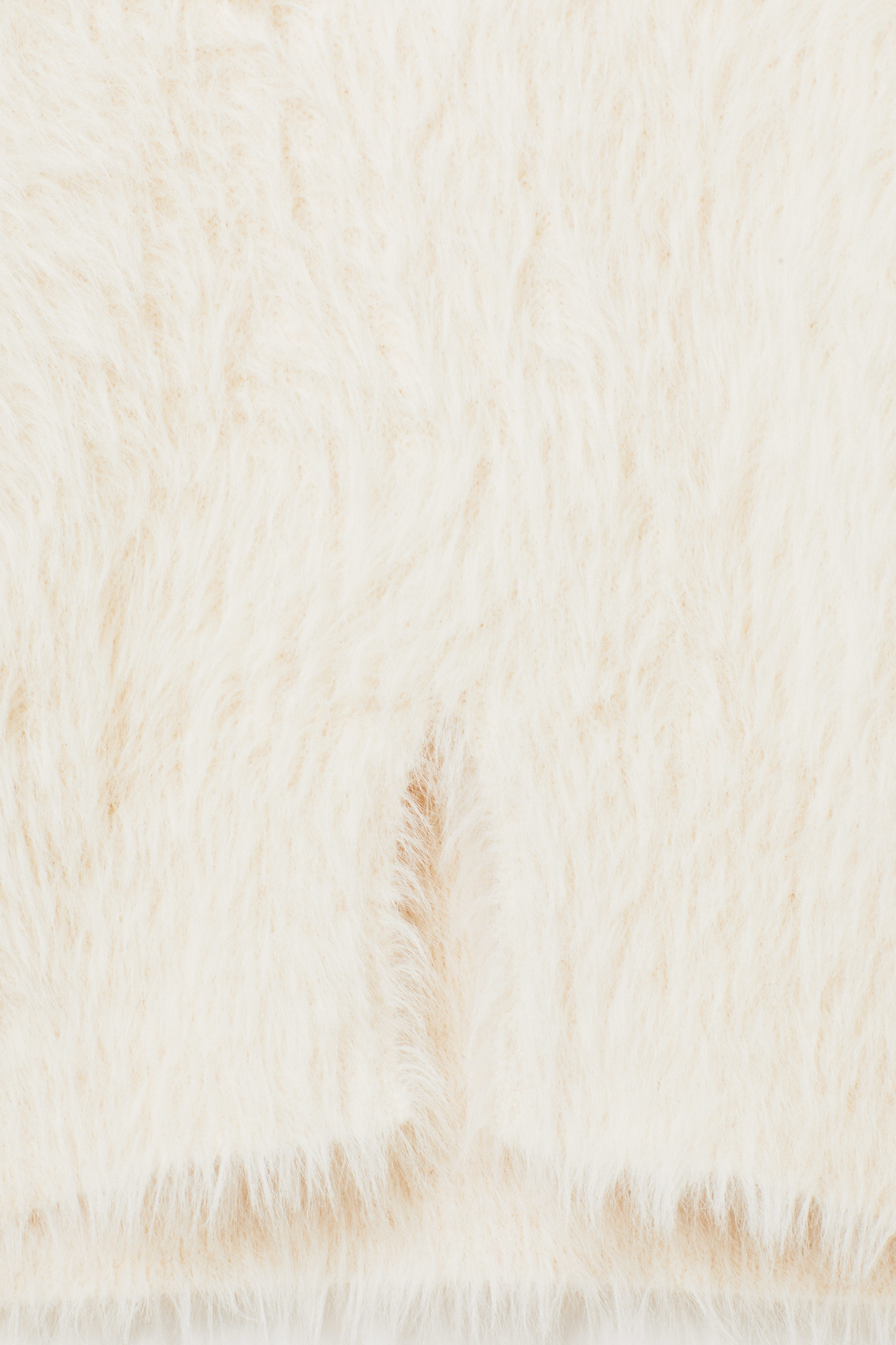 White - Fluffy Knitted Sweater - 4