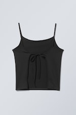 Black - Dua Open Back Top - 1