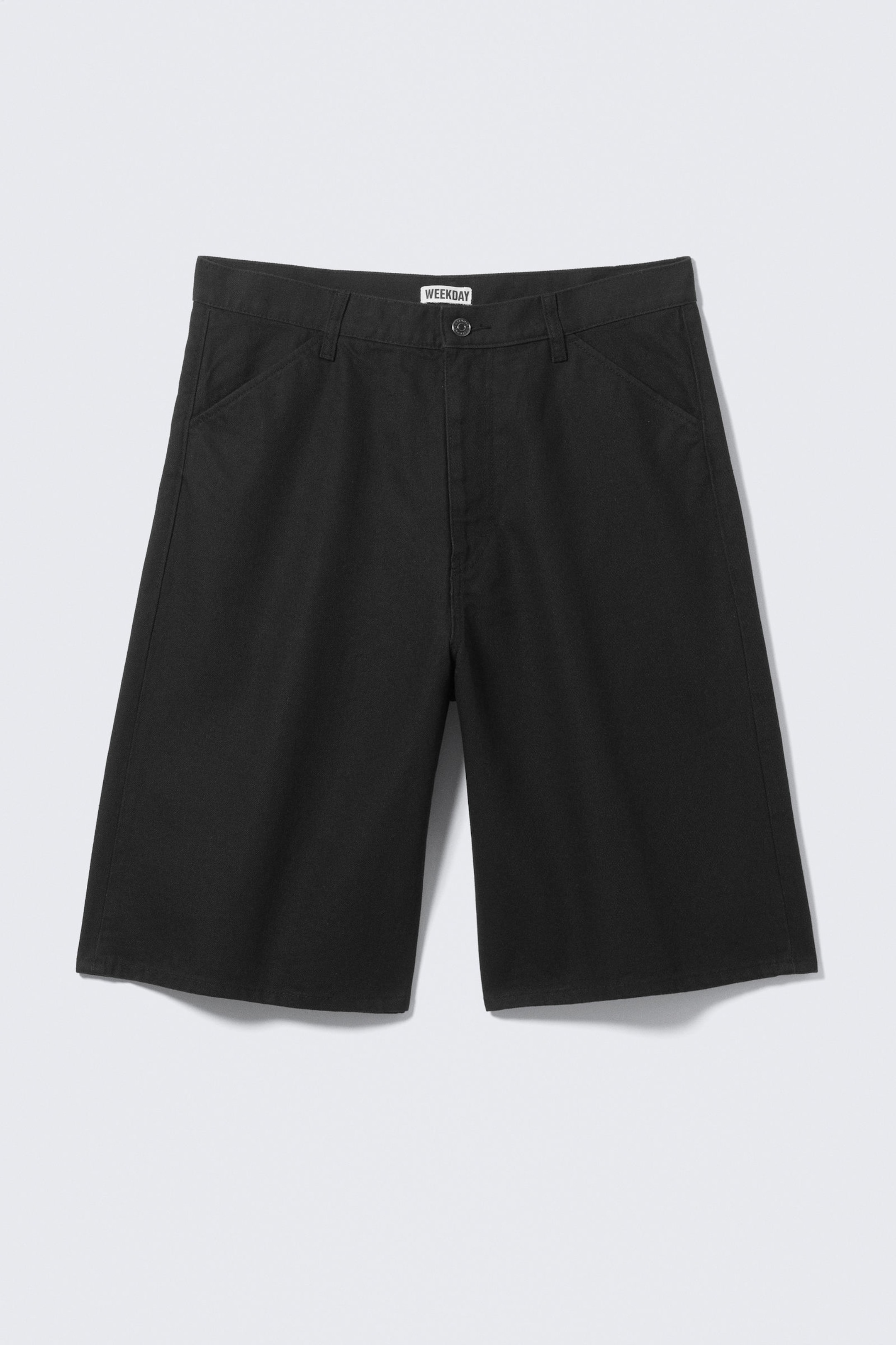 Black - Astro Loose Baggy Linen-Blend Shorts - 9