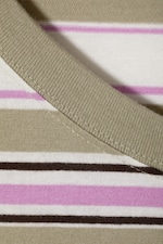 Khaki stipes - Now Stripe Long Sleeve - 1