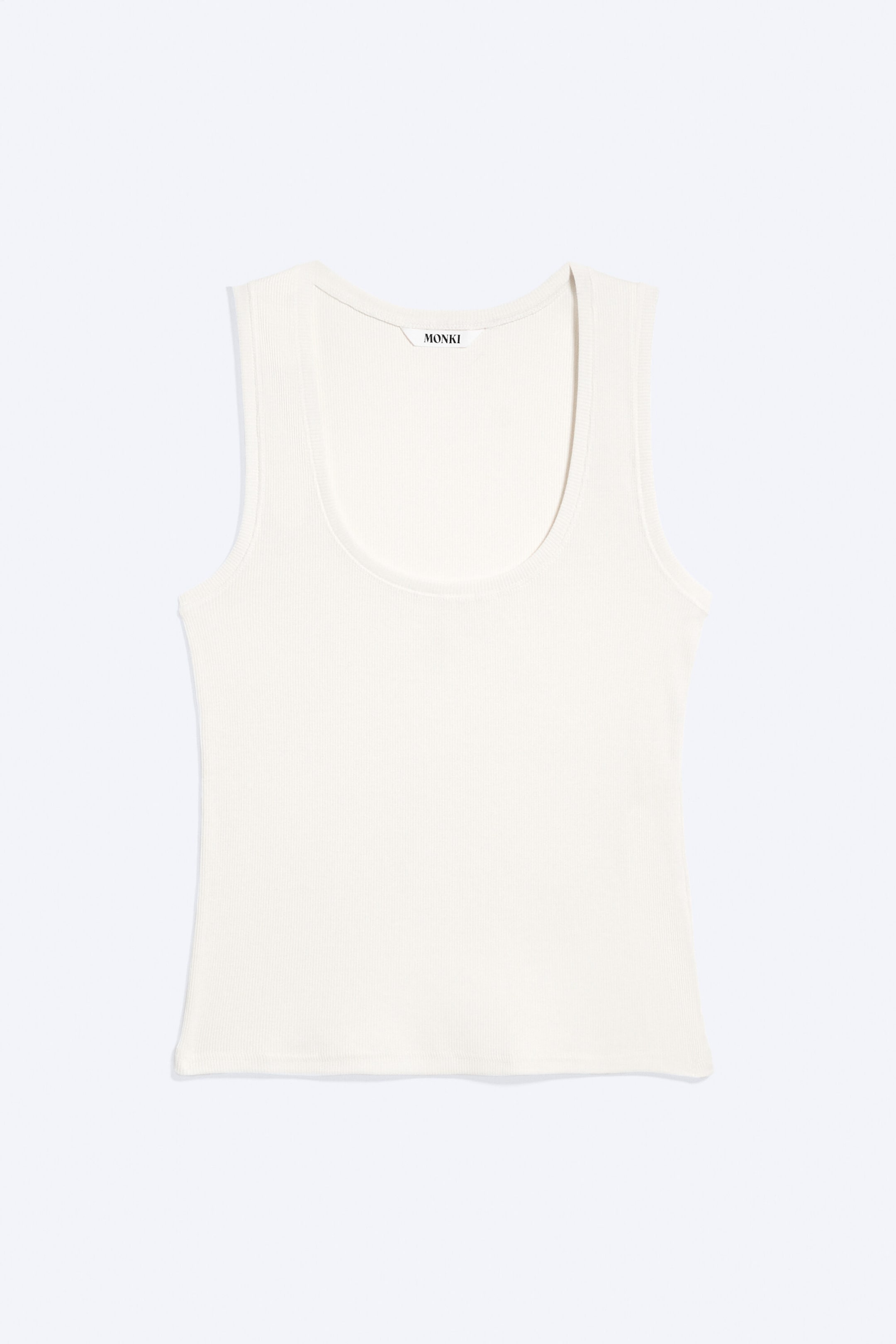 Off-White - Ribbed Square Tank Top - 3