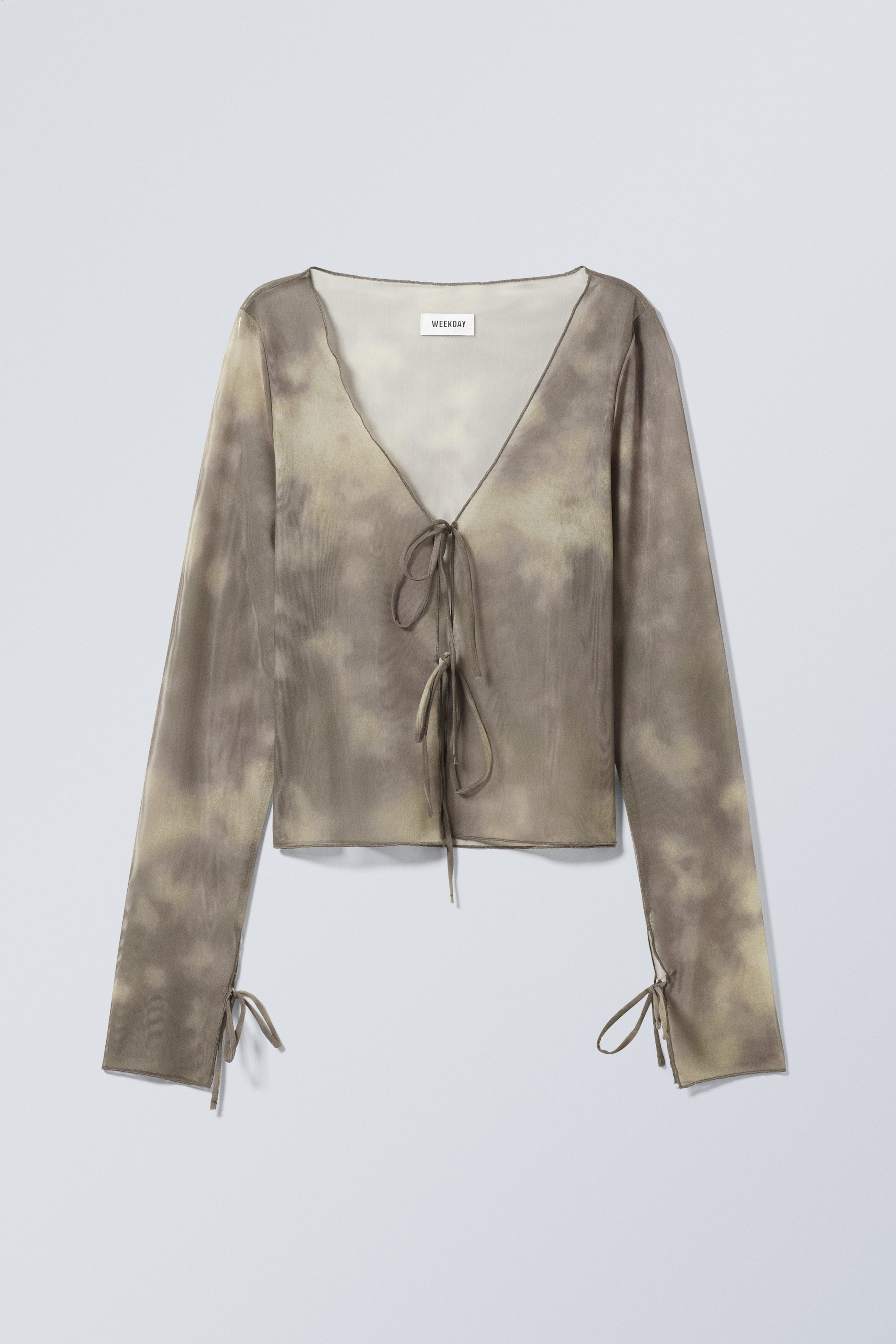 Cloudy Khaki - Asta Tie Long Sleeve - 0