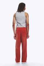 Rouge - Pantalon de jogging droit ample taille mi-haute - 3