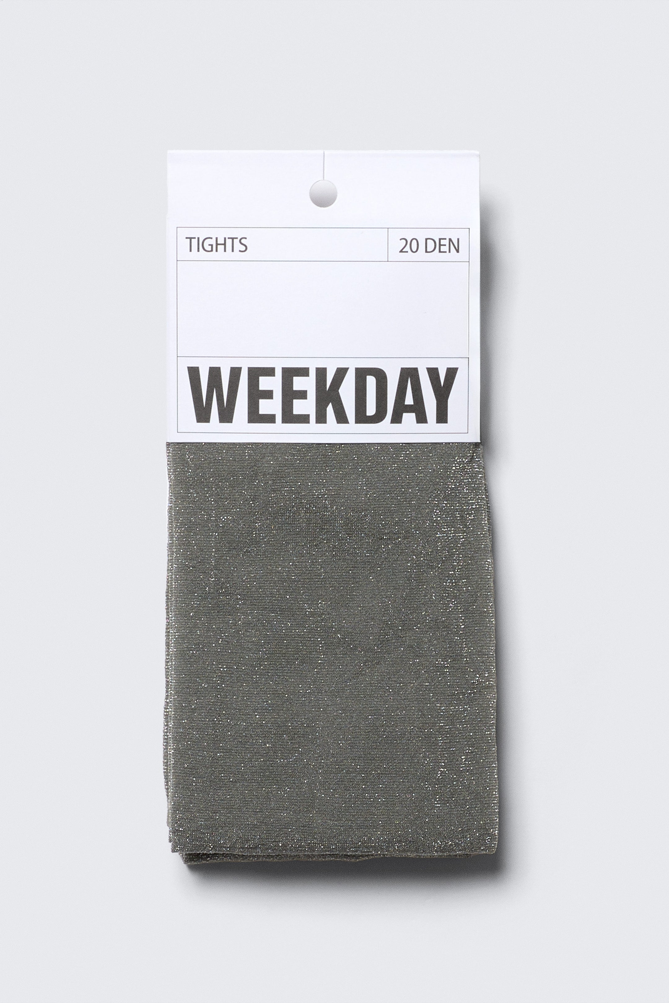 Mörkgrå - Glitter - 20 denier glittriga strumpbyxor