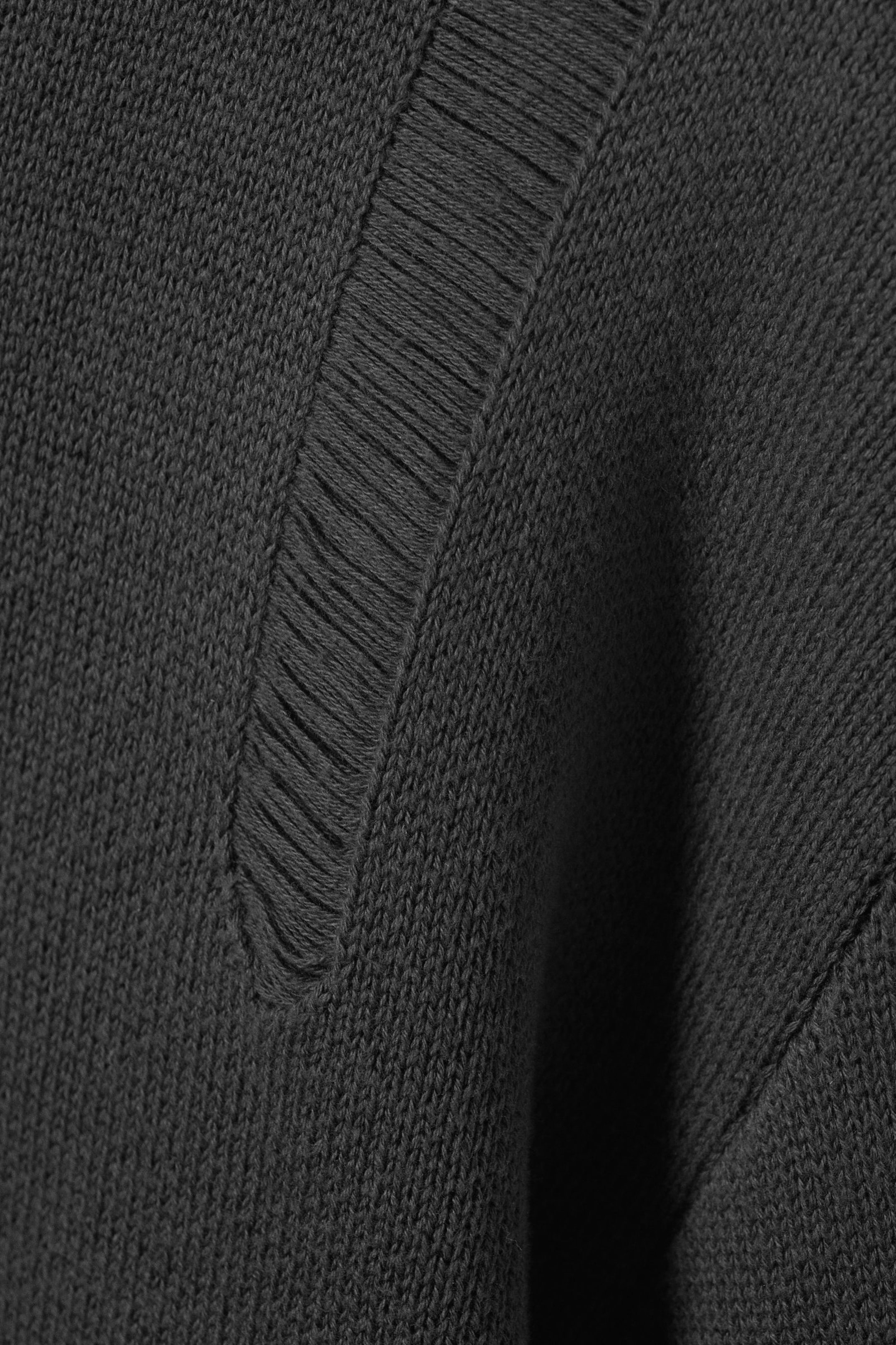 Dark Grey - Daniel Relaxed Distressed Sweater - 1