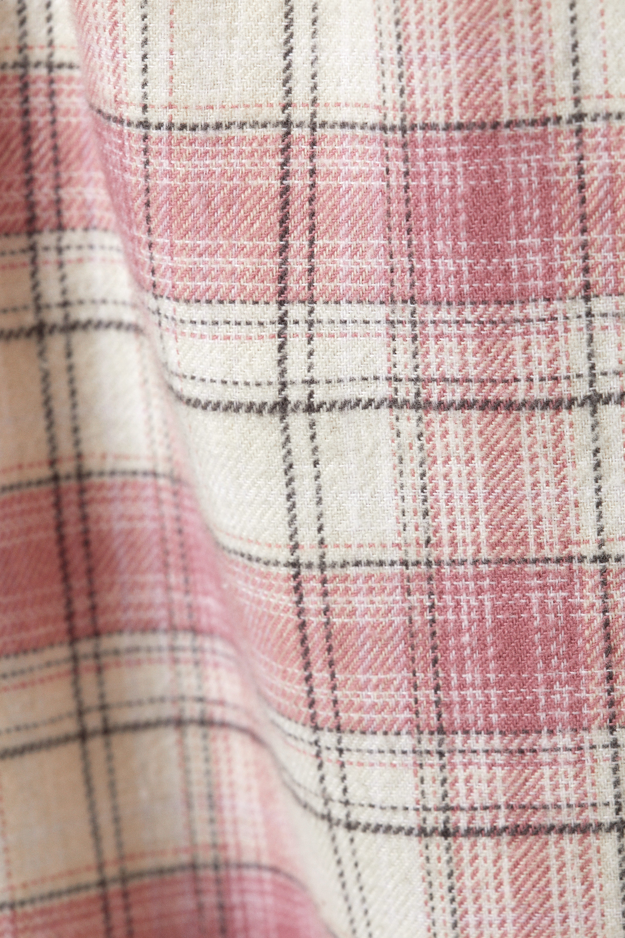 Rosa & Vit Rutig - Pyjamasbyxor i flanell - 5