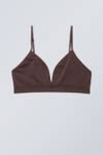 Dark Plum - Cat Soft Triangle Bra - 0