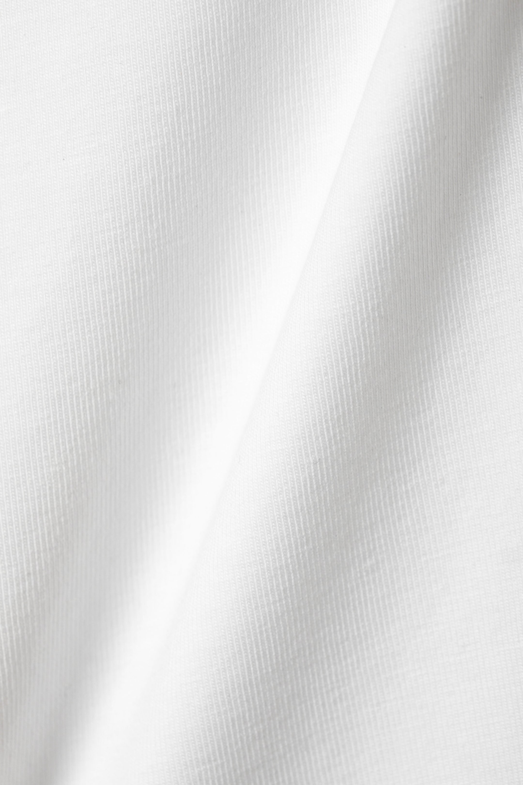 White - Slim Fitted Cotton Singlet - 1