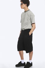 Black - Cotton Chino Shorts - 2