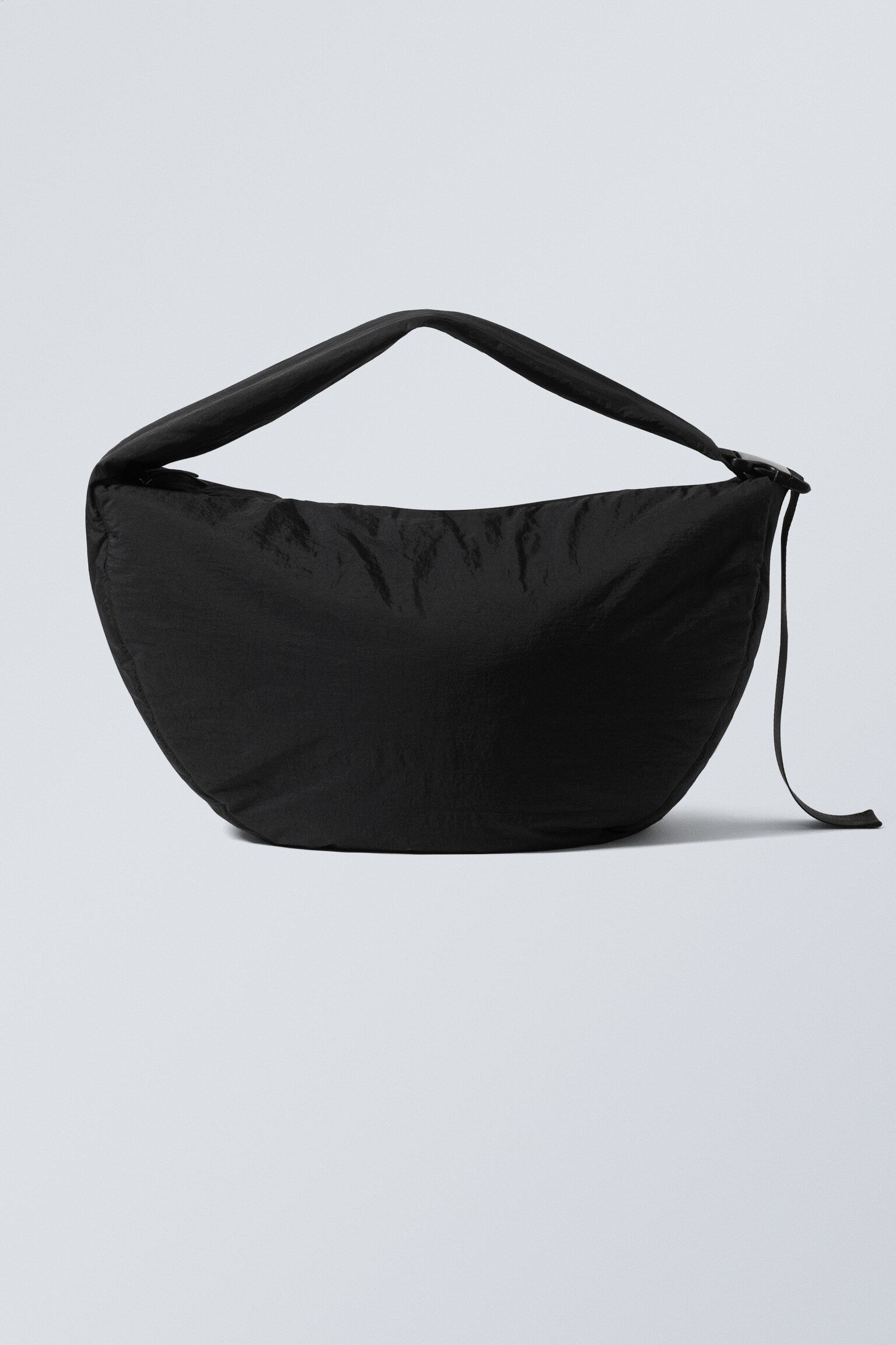 Samir Large Padded Crossbody Bag - Black/Dark Mole