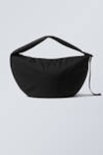 Svart - Samir stor vadderad crossbody-väska - 0