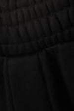 Schwarz - Ausgestellte, locker sitzende Sweatpants - 1