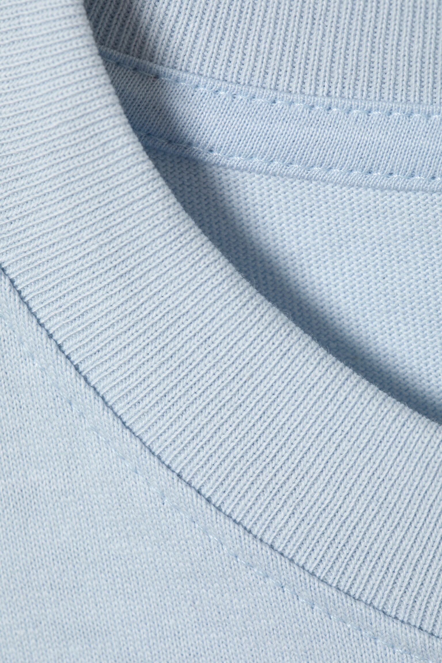 Relaxed Fit Short-Sleeved Cotton T-shirt - Light Blue/Dark Green/Black/White/Navy Blue/Dusty Khaki Green - 5