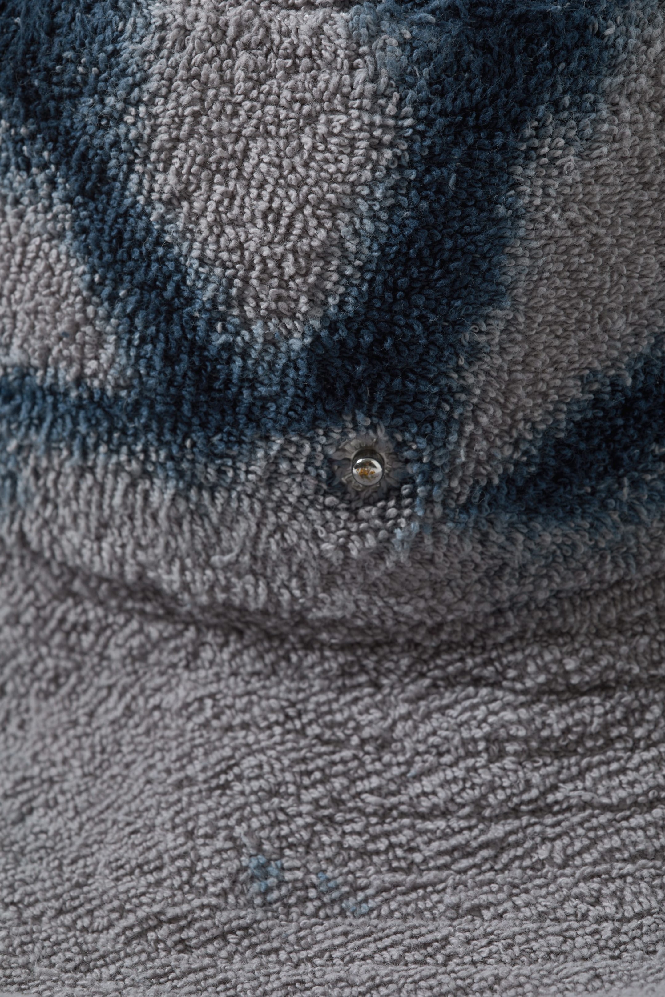 Blau in Batikoptik - Frottee-Bucket Hat Baltic - 1