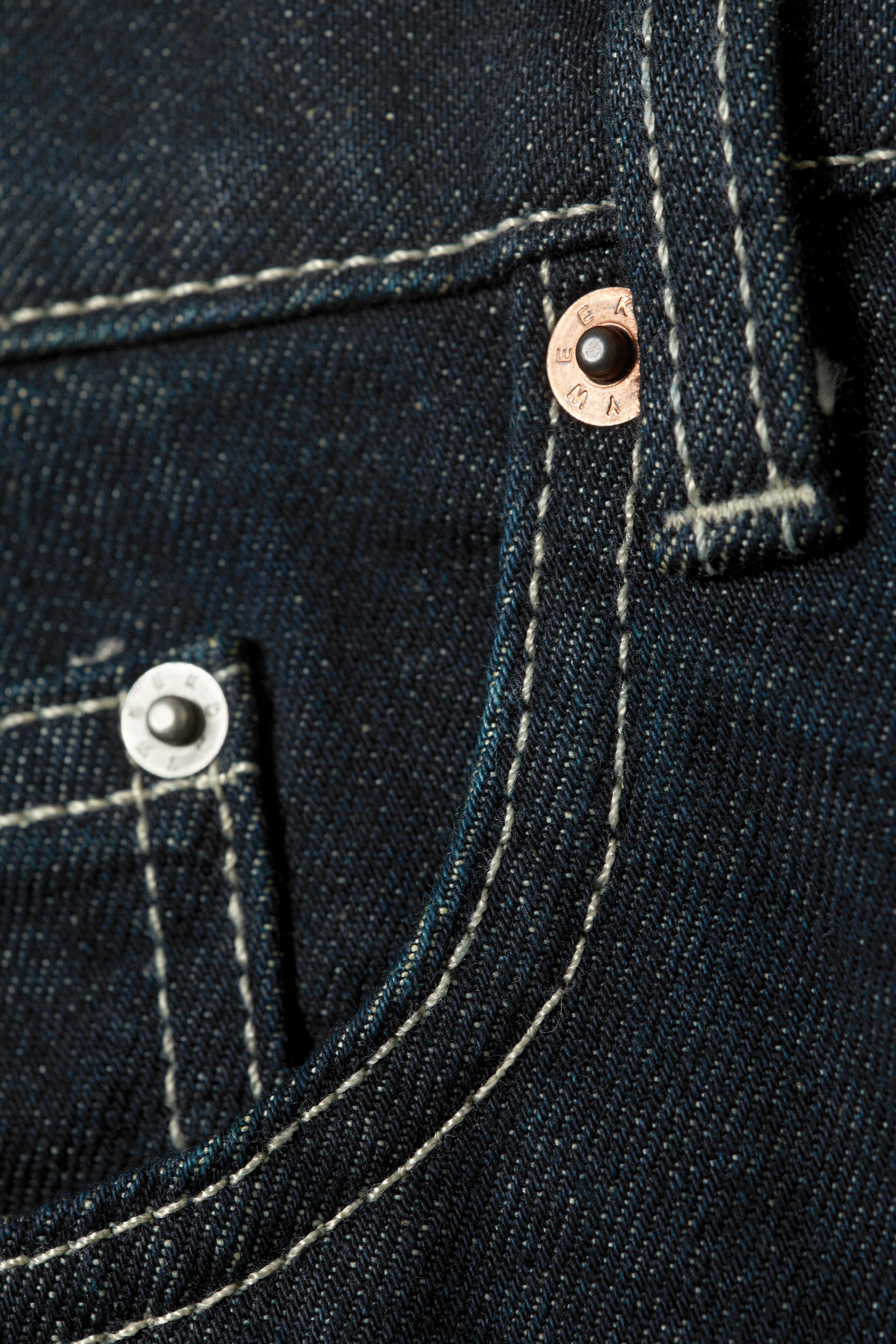 Blue Rinse - Mörkblå - Missy Low Waist Loose Straight Leg Jeans - 2