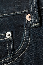 Blue Rinse - Dark Blue - Missy Low Rise Loose Straight Leg Jeans - 6