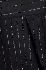 Svart kritstrecksrandig - Alessi Avslappnade Kostymbyxor - 5