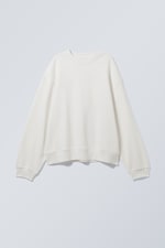 White - Paula Boxy Sweatshirt - 0