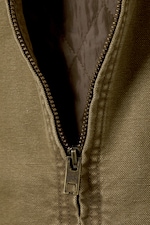 Beige - Locker geschnittene, kastige Zip-Jacke - 7