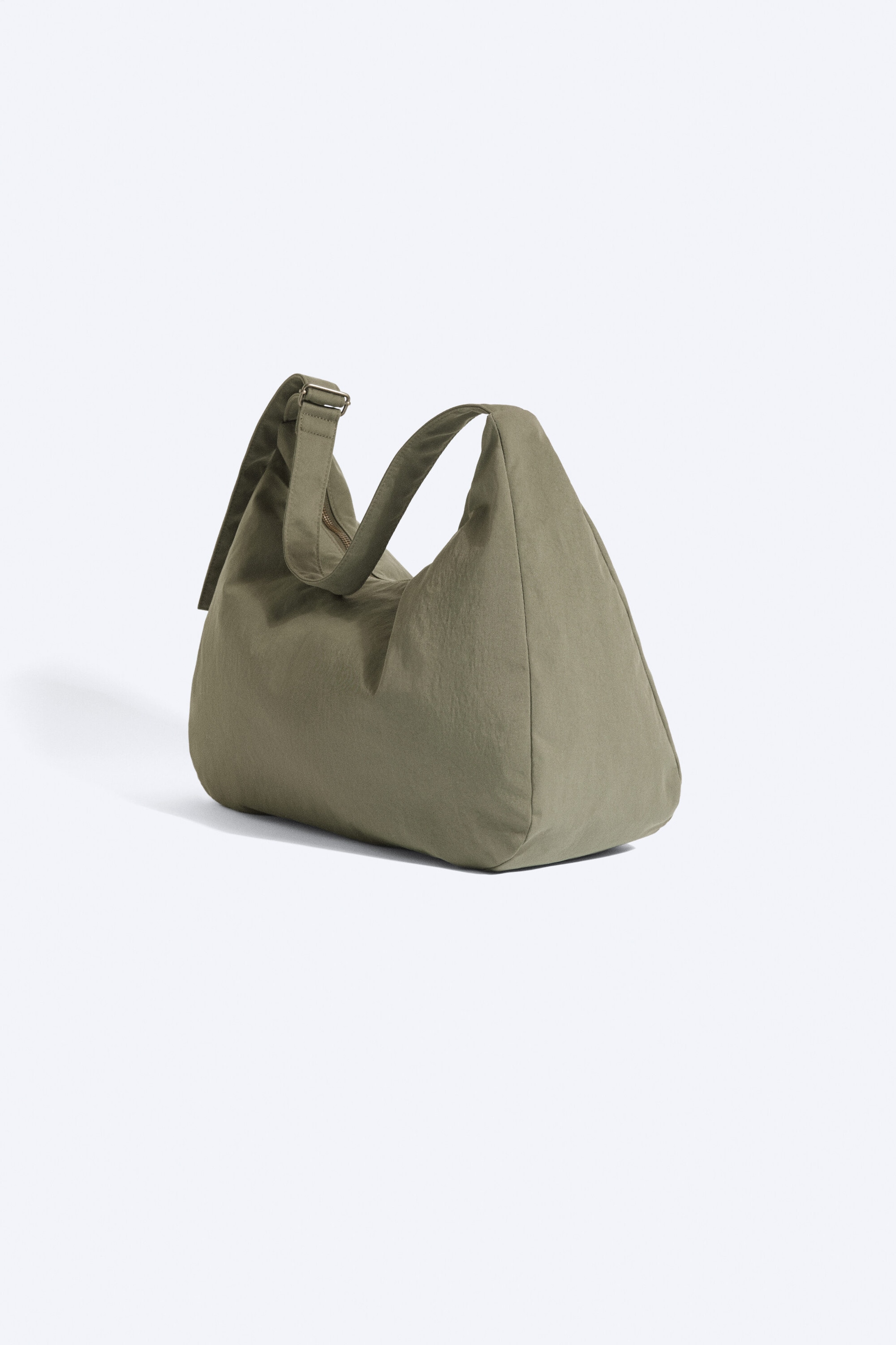 Khaki Green - Half‑circle crossbody bag - 2