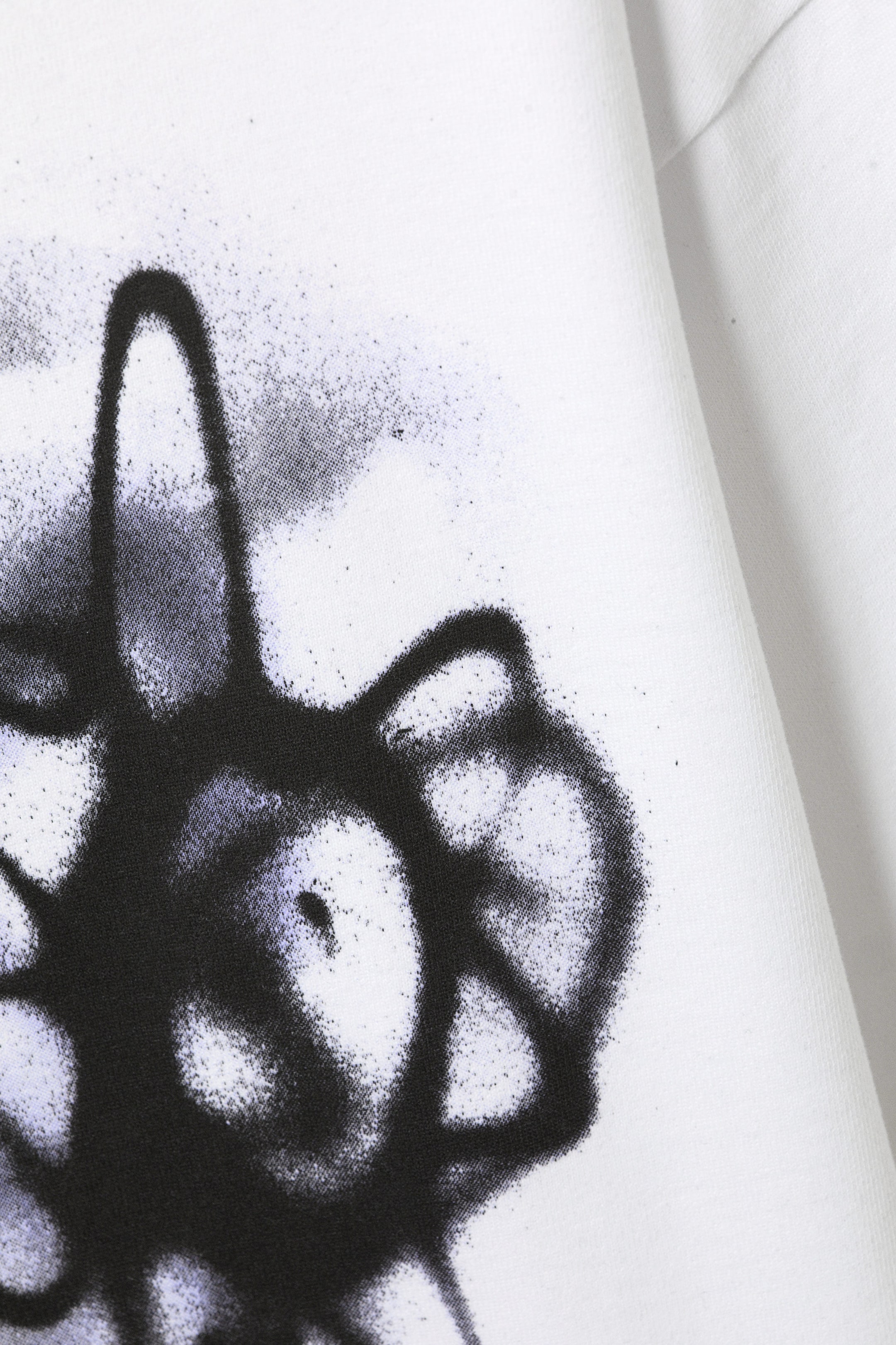 White - Airways - Great Boxy Graphic Long Sleeve T-shirt - 4