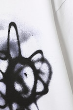 White - Airways - Great Boxy Graphic Long Sleeve T-shirt - 4