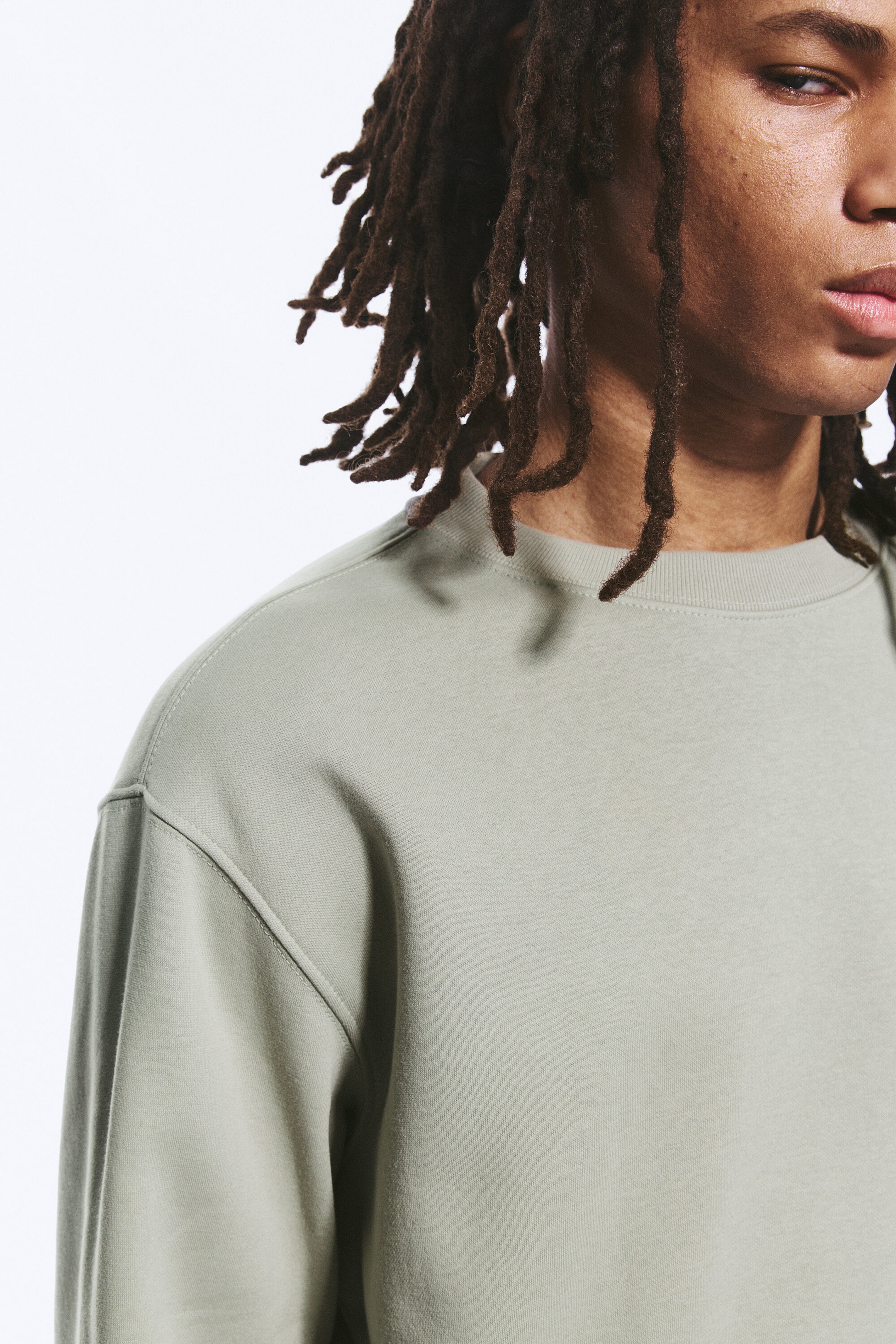 Ljust Khakigrön - Classic Sweatshirt - 2