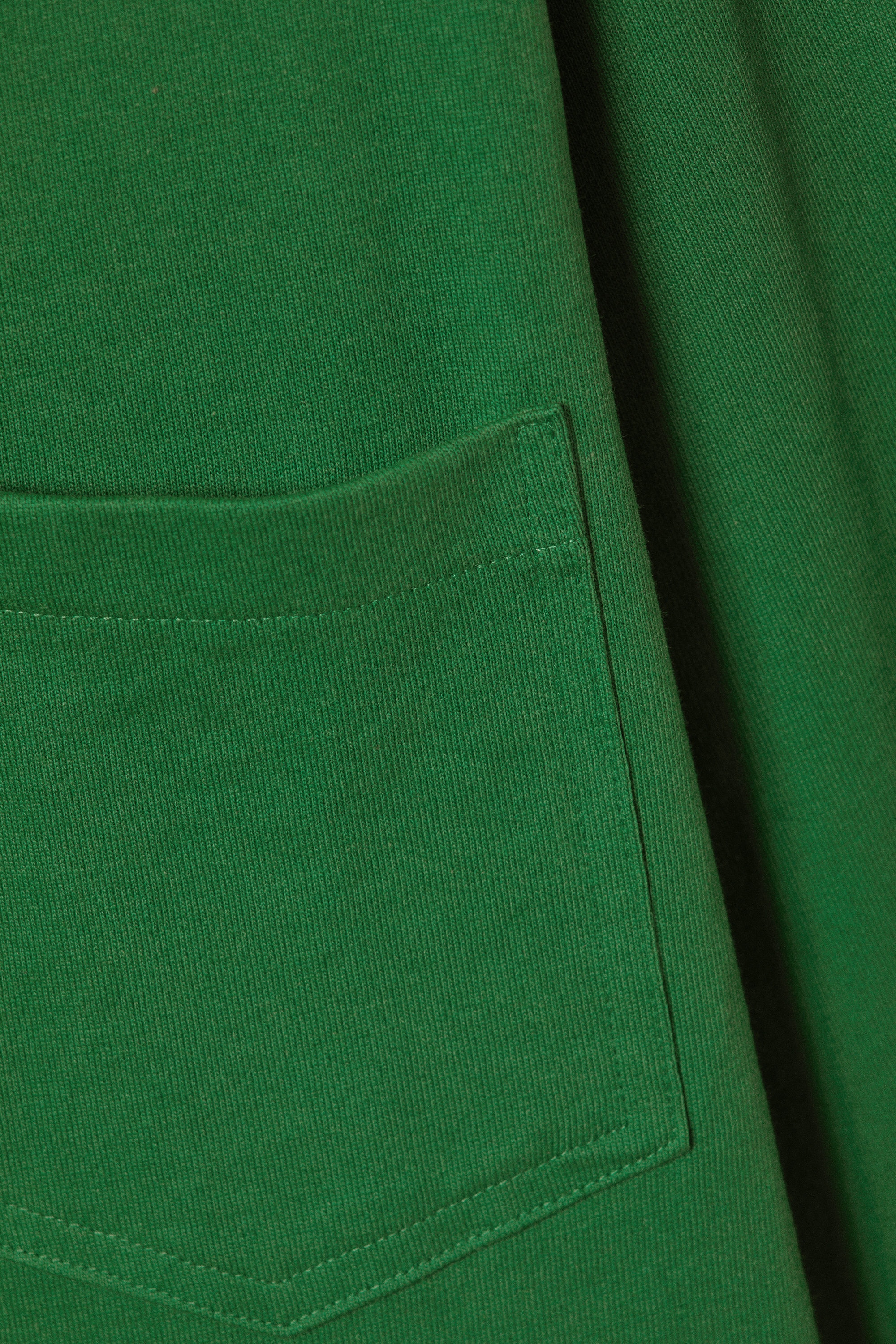 Green - Relaxed Fit Cotton Long-Sleeved T-shirt - 4