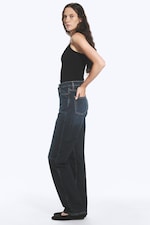 Angel Blue - Mørk Blå - Rowe normal jeans med superhøyt liv og rette ben - 2