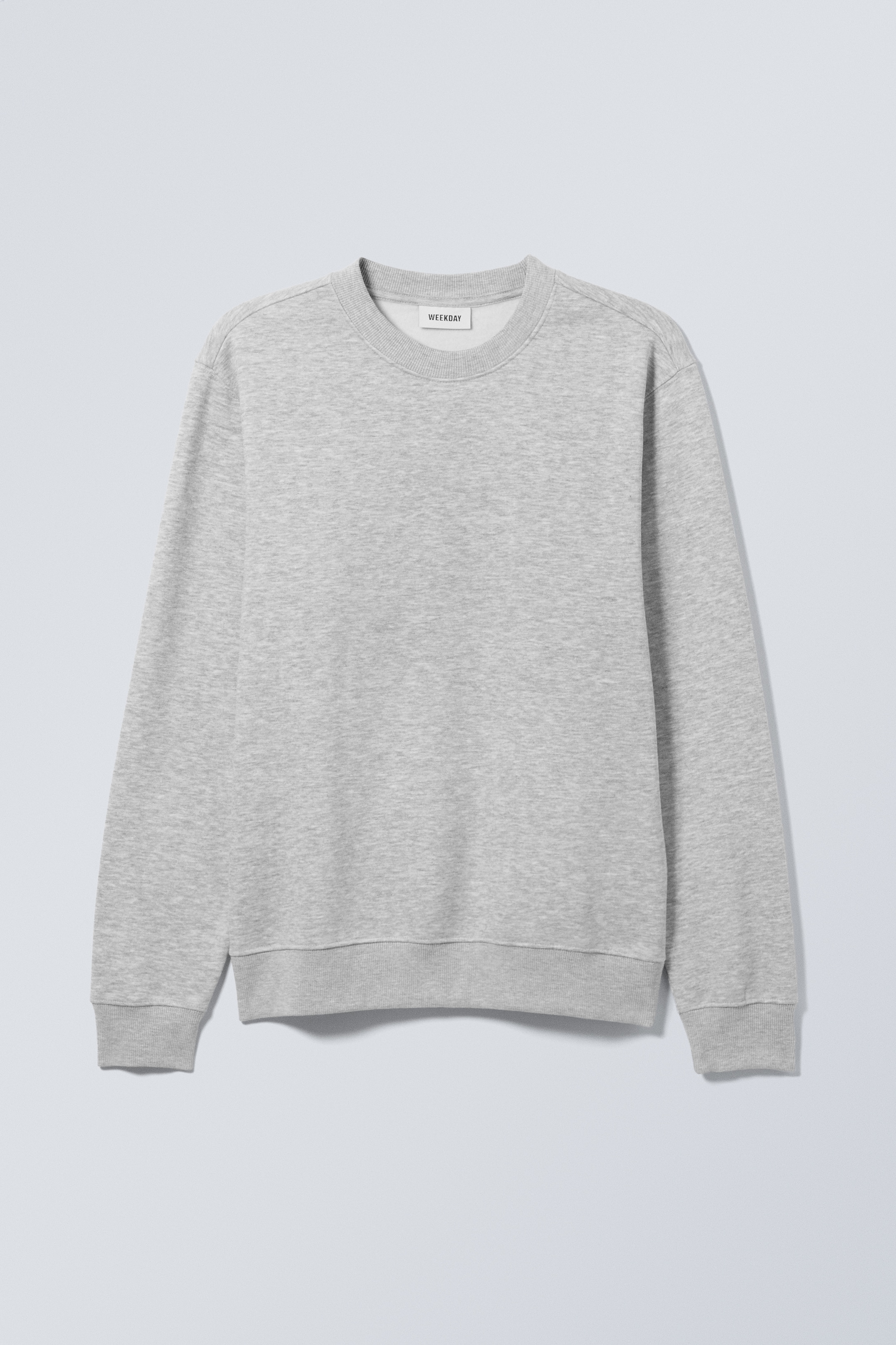 Grotere afbeelding bekijken: Standaard middelzwaar sweatshirt - Grijs gemêleerd - HEREN | H&M NL 1