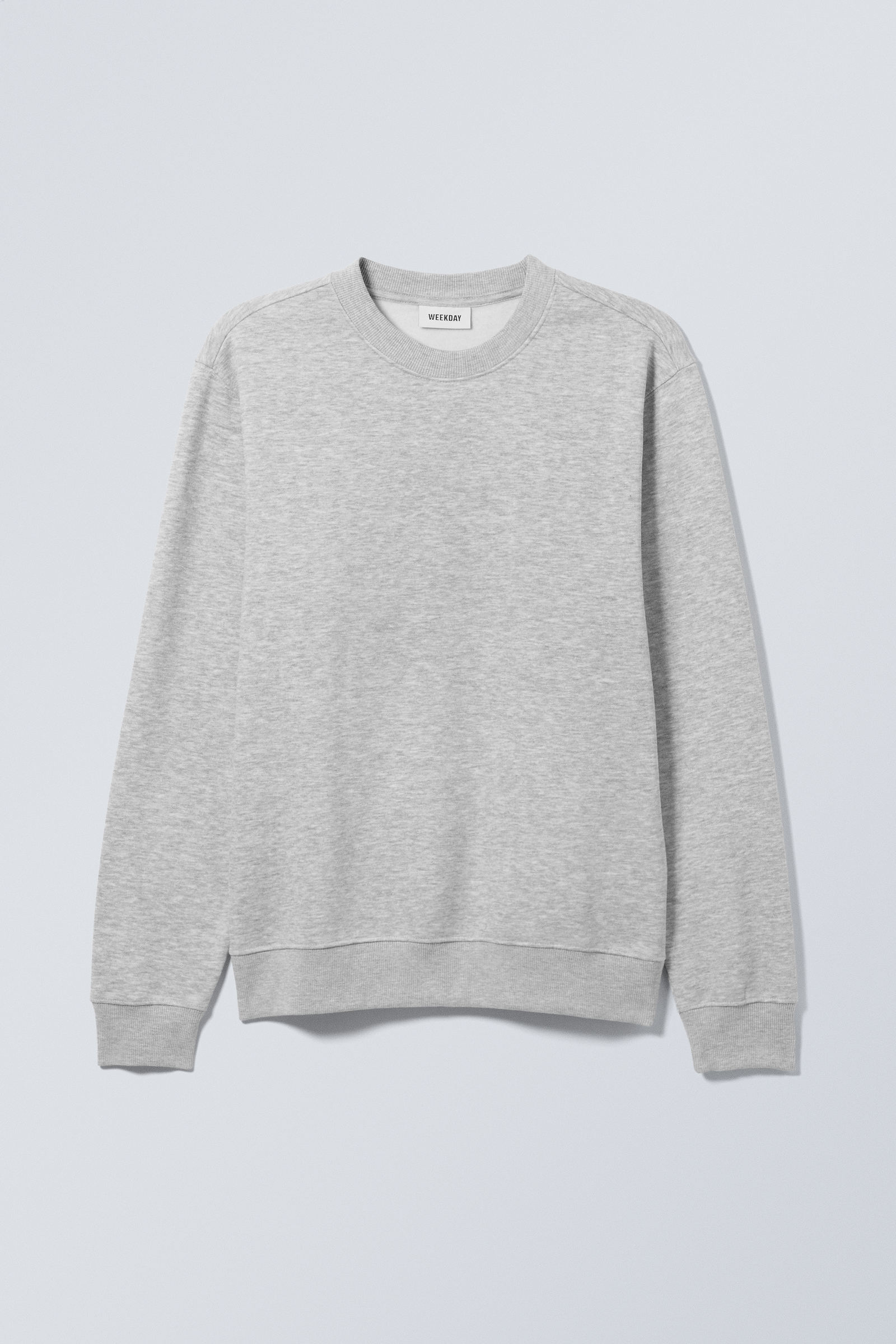 standard midweight sweatshirt - Grey Melange | Weekday WW