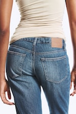 Mine Blue - Medium Blue - Nova Low Rise Slim Bootcut Jeans - 4