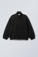 Black - Fleece Zip Jacket - 3
