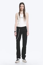 Svart - Yungblud Low Waist Slim Straight Leg Jeans - 1