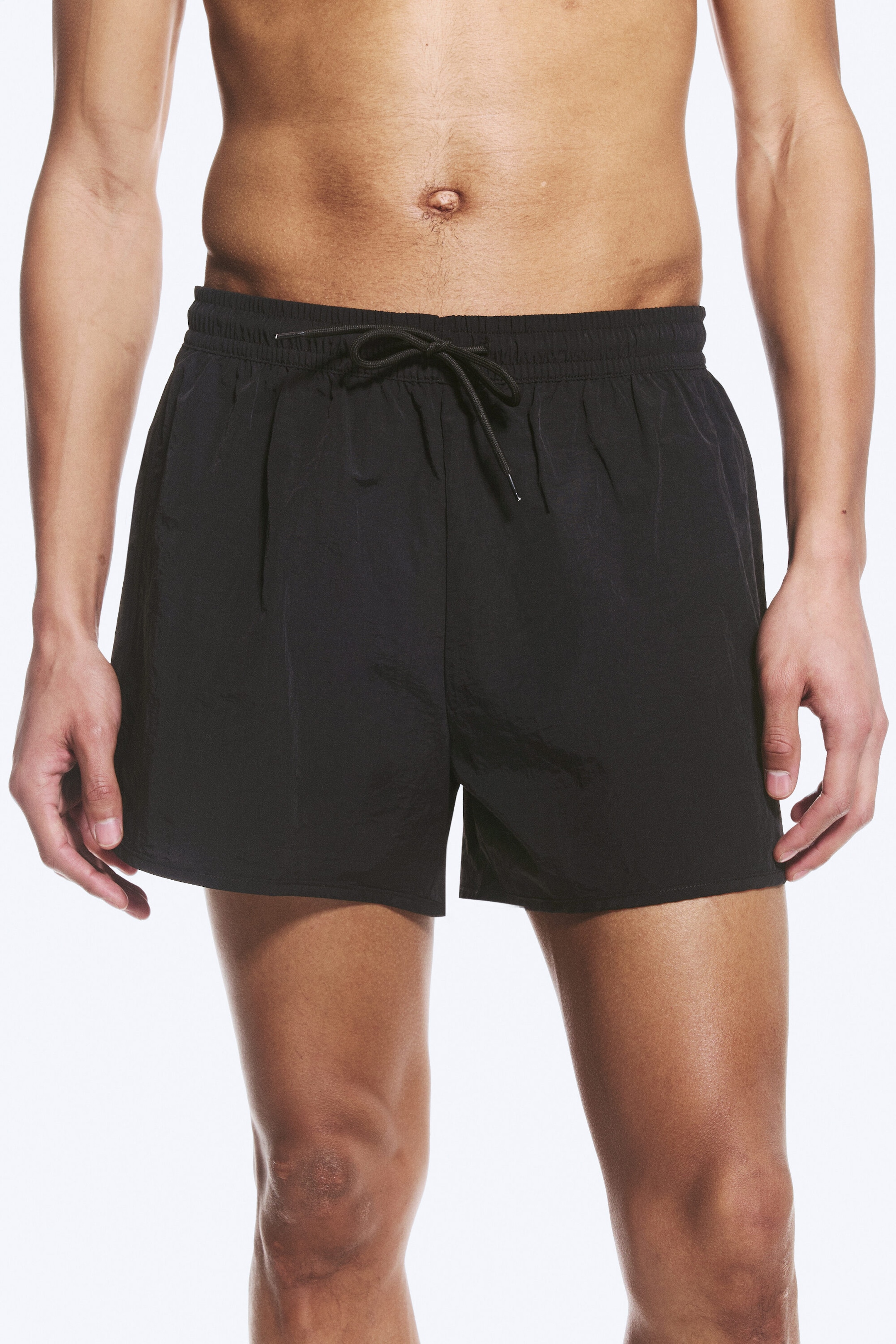 Zwart - Tan structuur zwembroek - 2