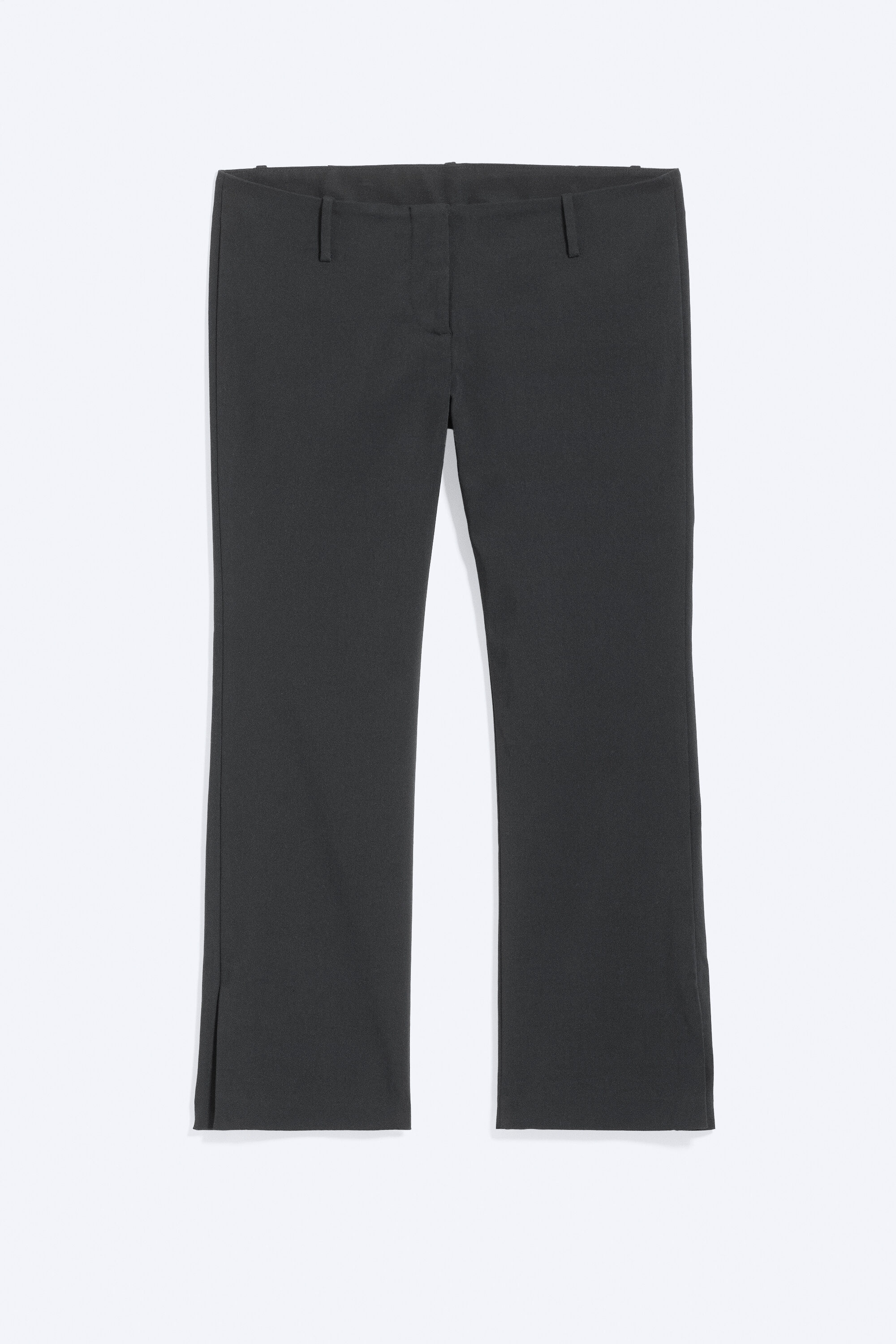 low rise capri trousers - Black | Monki EU