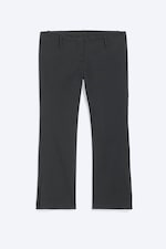 Black - Low rise capri trousers - 0