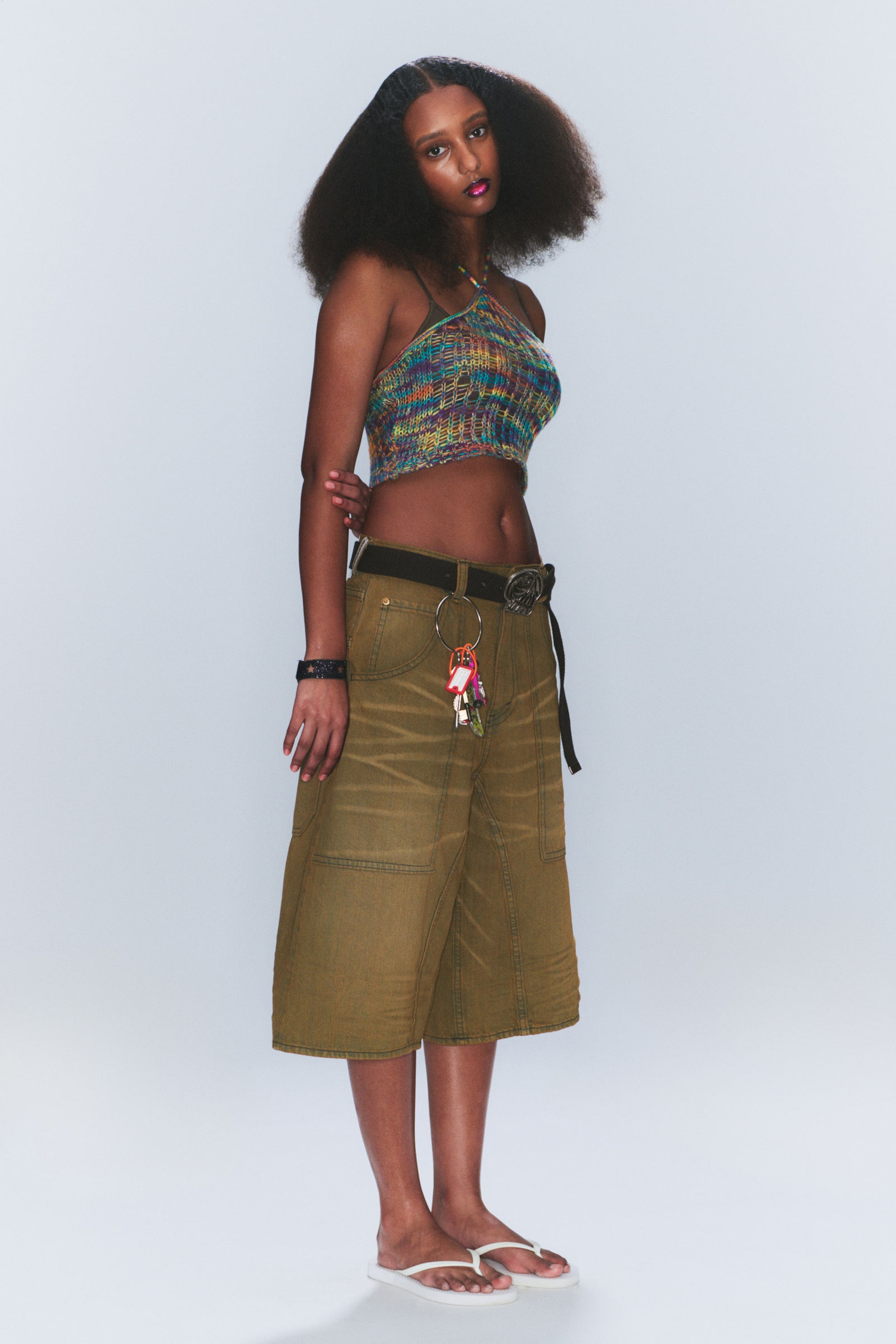 Deep Brown - Dunno Loose Fit Carpenter Jorts - 6