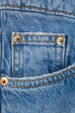 Kallithea Blue - Medium Blue - Imoo Low Rise Loose Wide Leg Jeans - 1