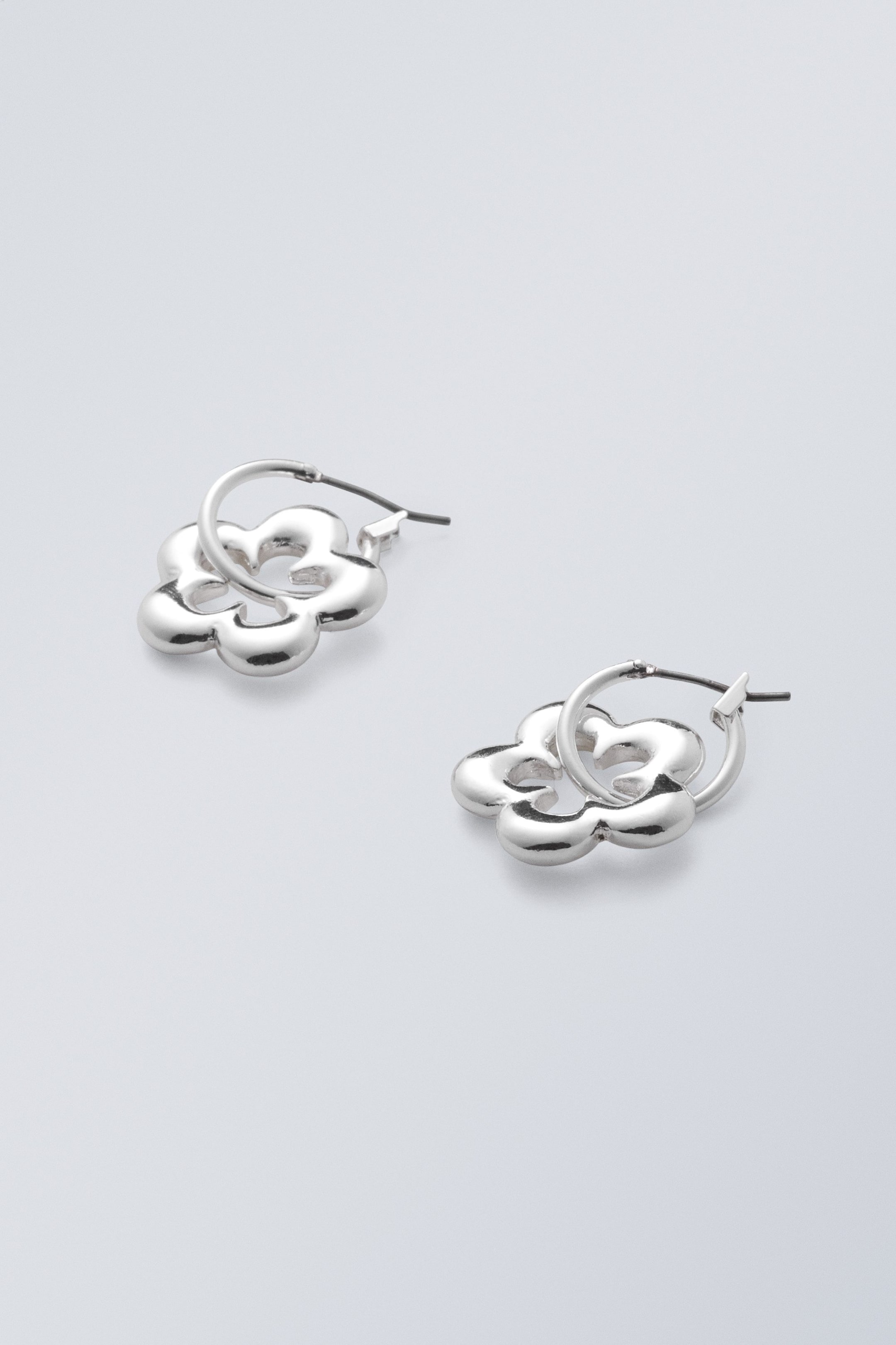 Silver - Jasmine Earrings - 0