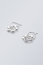 Silver - Jasmine Earrings - 0