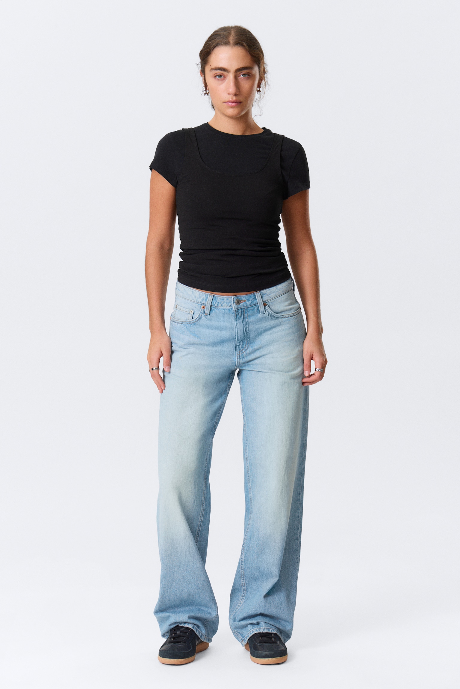 Ample Low Waist Loose Wide Leg Jeans - Kimberley Blue - Hellblau/Redondo Blue - Mittelblau/Risso Black - Schwarz/Blue Rinse - Dunkelblau/Gloria Blue - Mittelblau/Ink Black - Schwarz/Baltic Blue - Dunkelblau/Redondo Black - Schwarz/Mine Grey - Dunkelgrau/Deep Ocean Blue - Dunkelblau/Kite Blue - Mittelblau/Blue Stream - Mittelblau/Mine Blue - Mittelblau/Gasoline Blue - Mittelblau - 5