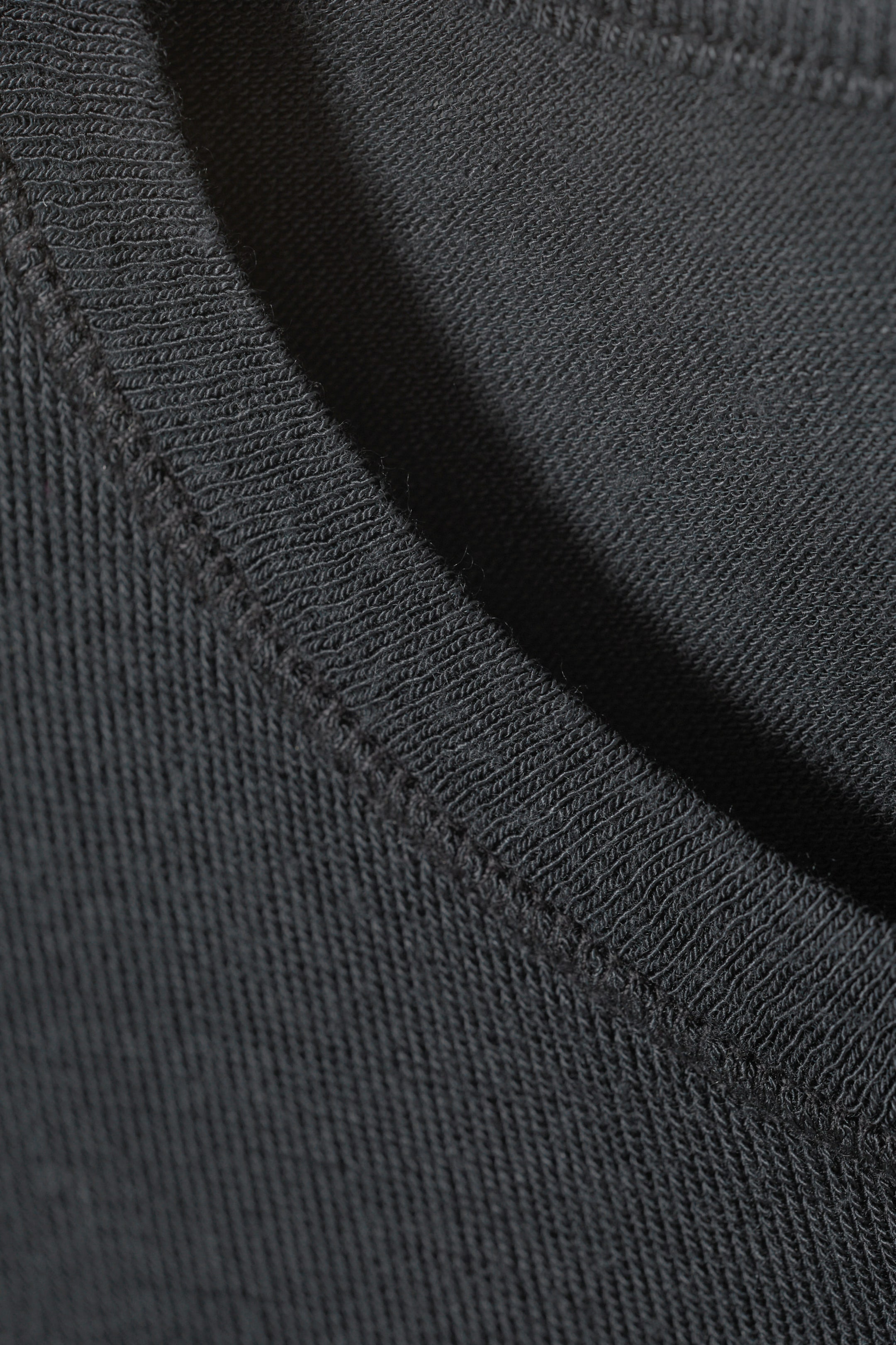 Off Black - Soft Sheer Fitted T-shirt - 1