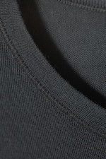 Off Black - Soft Sheer Fitted T-shirt - 1